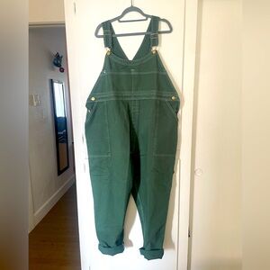 Big Bud Press 1X overalls in the dark green